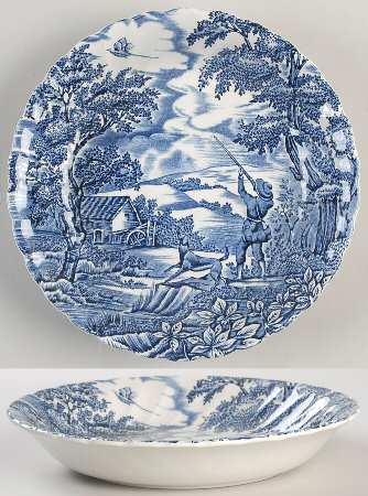 Hunter Blue Coupe Soup Bowl