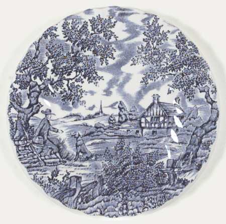 Hunter Blue Bread & Butter Plate