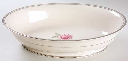 Huntington Rose 9" Oval Vegetable Bowl