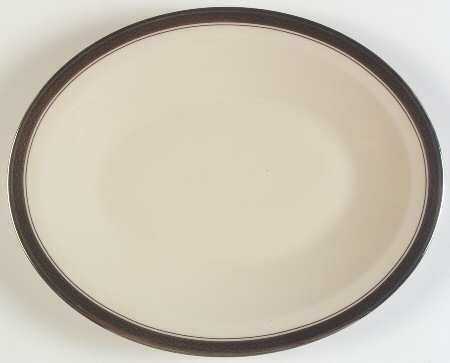 Indigo 13" Oval Serving Platter by Franciscan