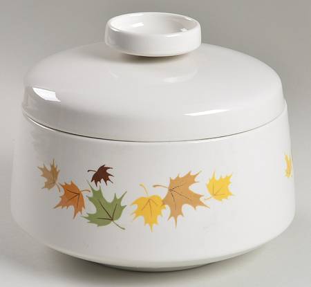 Indian Summer 2 Qt Round Covered Casserole