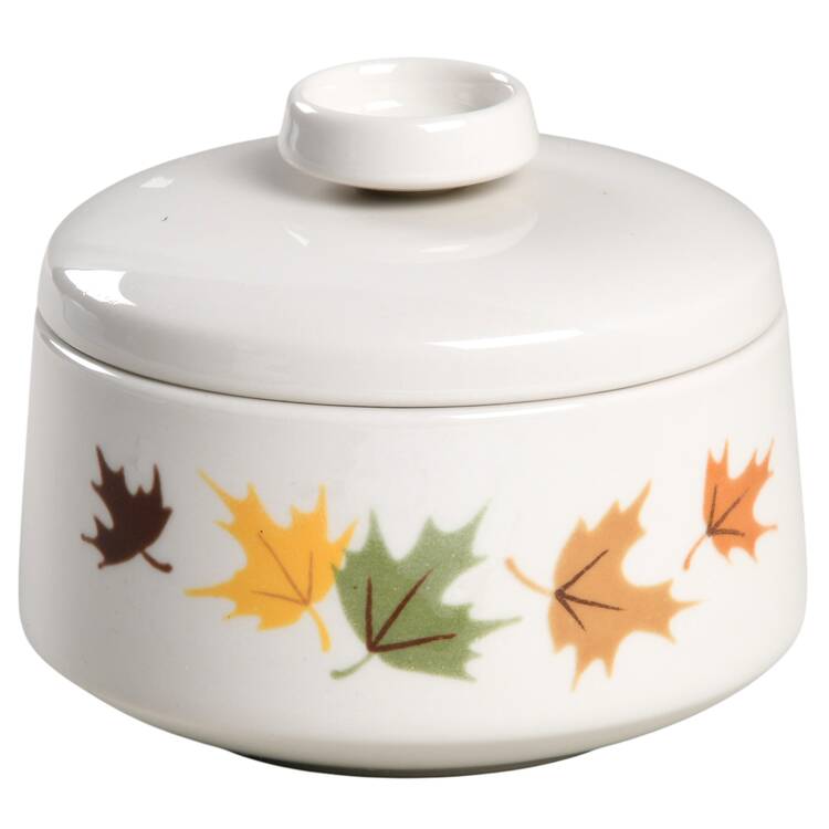 Indian Summer Sugar Bowl & Lid