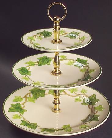 Ivy (American) 3-Tiered Serving Tray (DP, SP, BB)