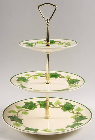 Ivy (American) 3-Tiered Serving Tray (DP, SP, BB)
