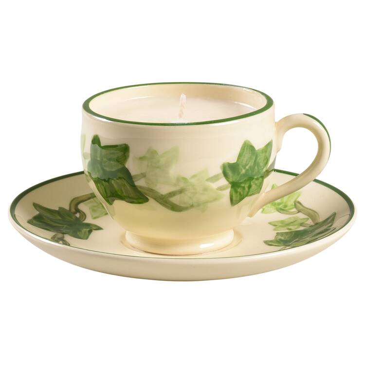 Ivy (American) Scented Cup & Saucer Candle-Ocean  HC