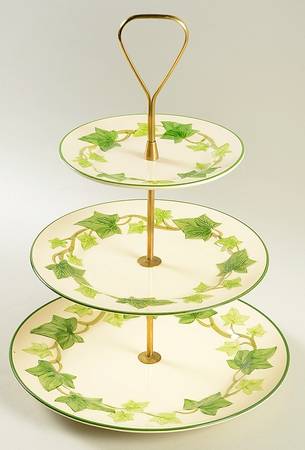 Ivy (American) 3-Tiered Serving Tray (DP, SP, BB)