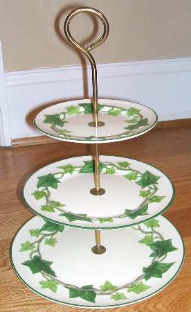 Ivy (American) 3-Tiered Serving Tray (DP, SP, BB)