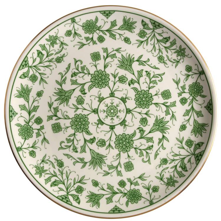 Lorraine Green 13" Chop Plate (Round Platter)