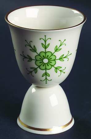 Lorraine Green Double Egg Cup