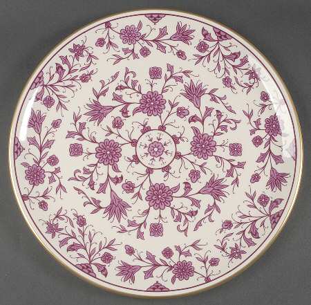 Lorraine Maroon 13" Chop Plate (Round Platter)