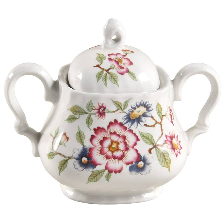 Mandarin Sugar Bowl & Lid