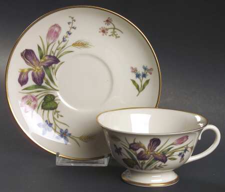 Mariposa Footed Cup & Saucer Set by Franciscan