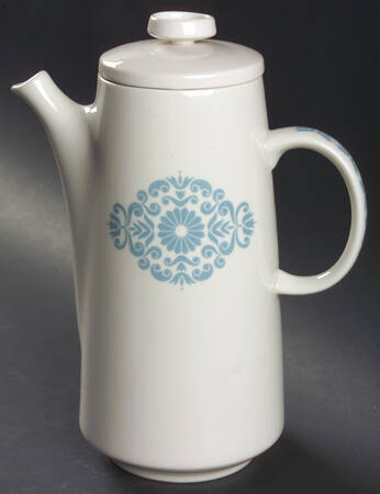 Medallion Blue Coffee Pot & Lid