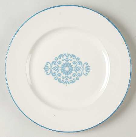 Medallion Blue Salad Plate