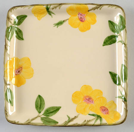 Meadow Rose Square Microwave Tray
