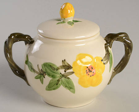 Meadow Rose Sugar Bowl & Lid