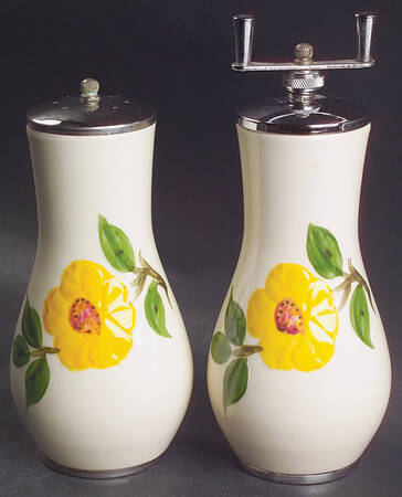 Meadow Rose Bulbous Salt & Pepper Mill