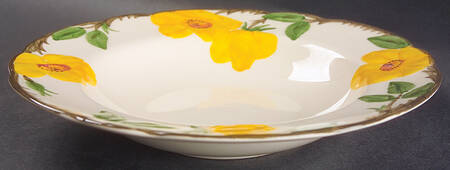 Meadow Rose Rim Soup Bowl