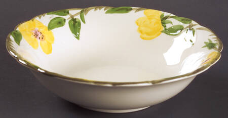Meadow Rose 8" Round Vegetable Bowl