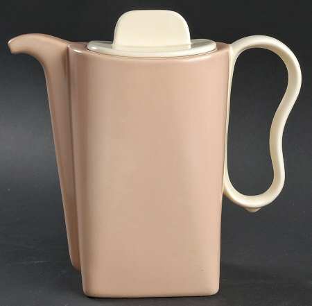 Metropolitan Coral Coffee Pot & Lid