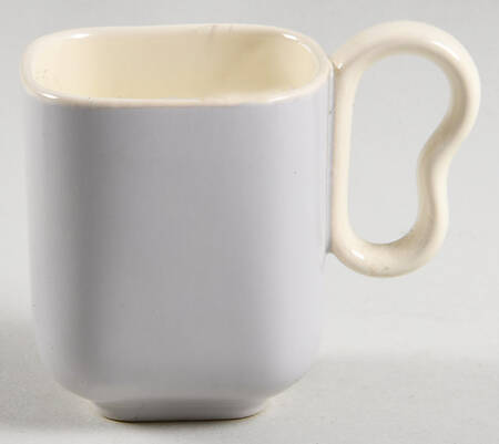 Metropolitan Gray Flat Demitasse Cup
