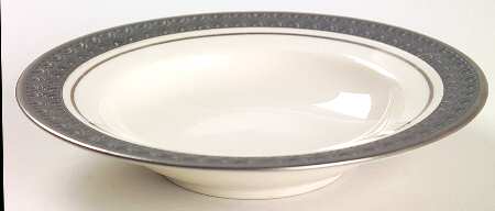 Midnight Mist Rim Fruit/Dessert (Sauce) Bowl