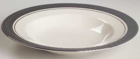 Midnight Mist Rim Soup Bowl