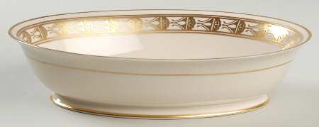 Monterey (Gold) 9" Oval Vegetable Bowl