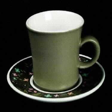Montego Flat Cup & Saucer Set