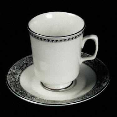 Nouvelle Ivory Footed Cup & Saucer Set by Franciscan