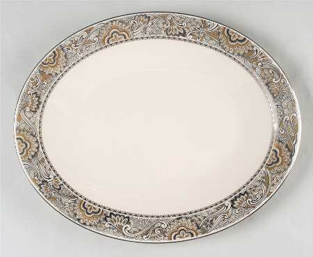 Nouvelle Ivory 13" Oval Serving Platter by Franciscan