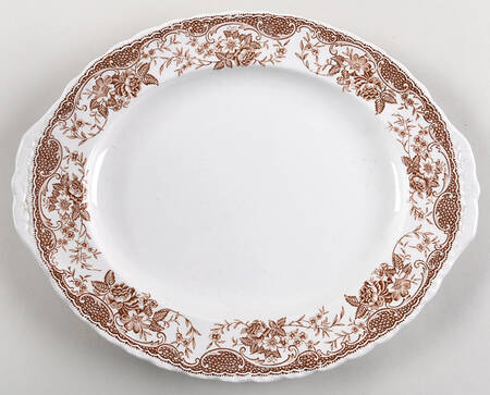 Olde England Brown 12" Oval Serving Platter