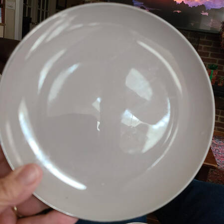 Palomar Grey (Platinum Trim) Saucer for Cream Soup Bowl