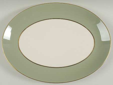 Palomar Jasper (Light Green) 16" Oval Serving Platter