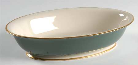 Palomar Jade (Dark Green) 9" Oval Vegetable Bowl
