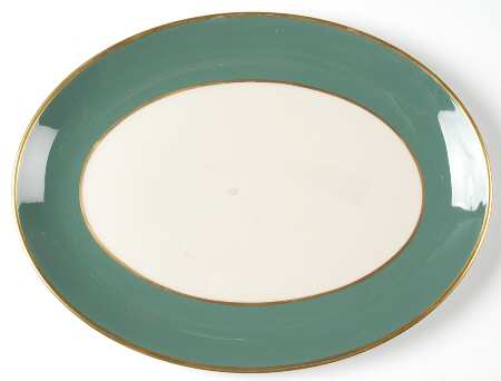 Palomar Jade (Dark Green) 12" Oval Serving Platter