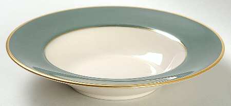 Palomar Jade (Dark Green) Rim Fruit/Dessert (Sauce) Bowl
