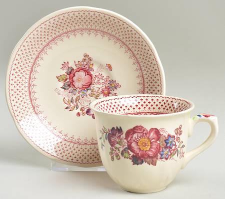 Flat Cup & Saucer Set