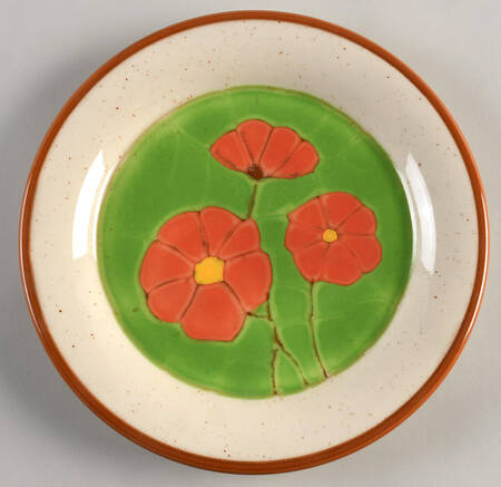 Pepper Poppy Salad Plate