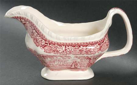 Pink Vista Gravy Boat