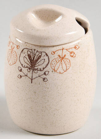 Pomegranate Mustard Jar & Lid