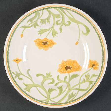 Poppy (Yellow Flowers) Salad Plate
