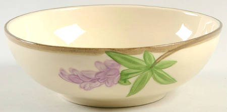 Poppy (Yellow & Purple Flowers) Coupe Cereal Bowl