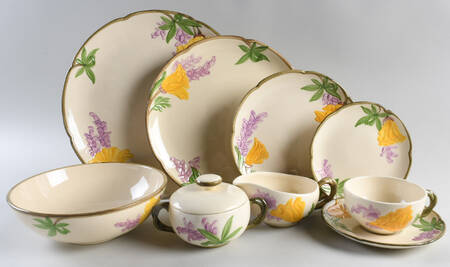 Poppy (Yellow & Purple Flowers) 45 Piece Starter Set