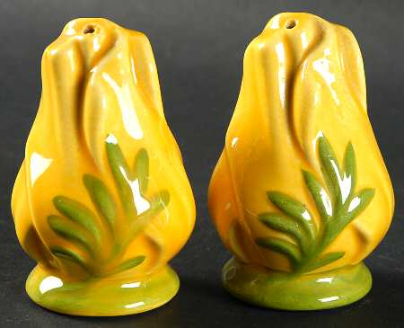 Poppy (Yellow & Purple Flowers) Salt & Pepper Set