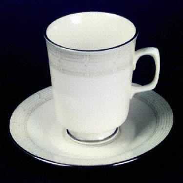 Quadrille Footed Cup & Saucer Set