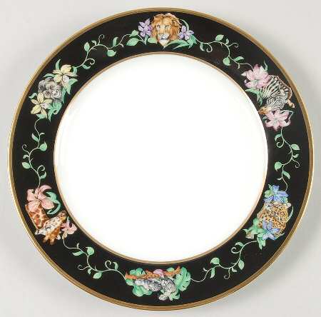 Rafiki Black Bread & Butter Plate by Franciscan