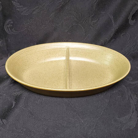Reflections 11" Oval Divided Vegetable Bowl