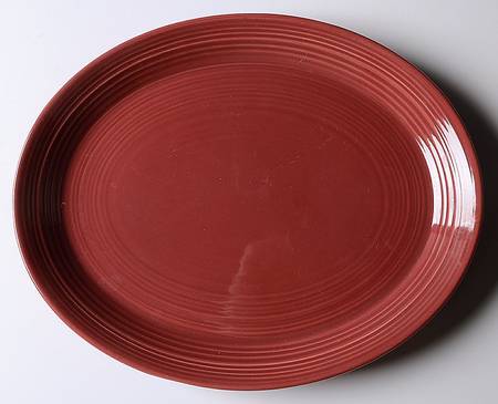 Reflections Burgundy 11" Oval Serving Platter
