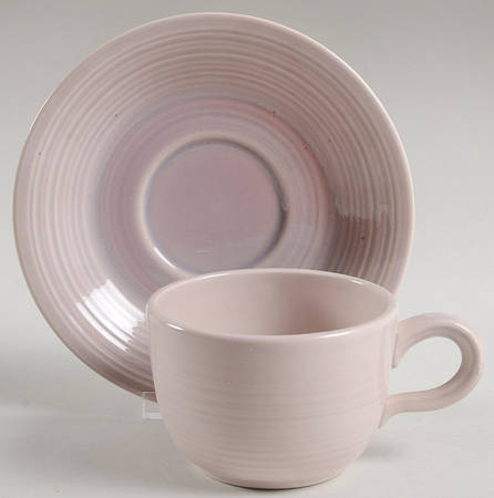 Reflections Lilac Flat Cup & Saucer Set